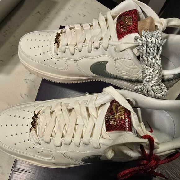 Nike Air Force 1 '07 LE Year of the Snake HV5979-130 MENS 10 2025 RARE NEW - Picture 9 of 11